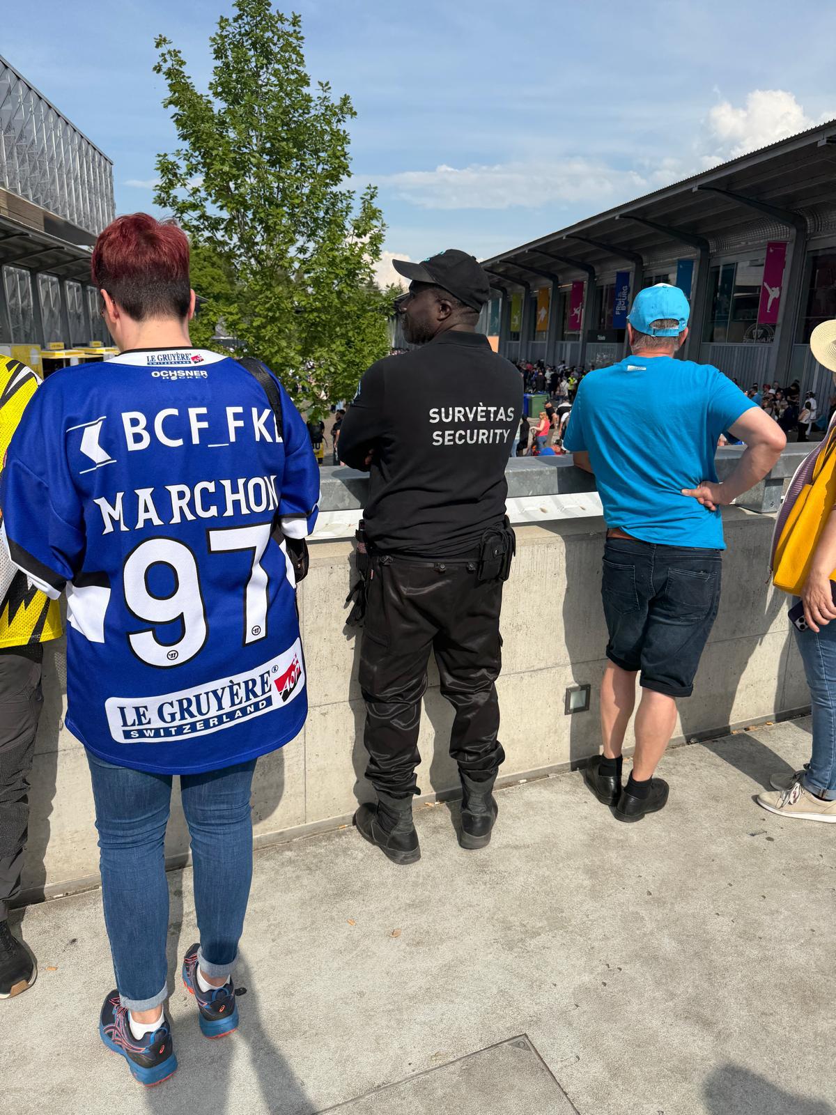 Sécurité lors d'un événement à la BCF Arena